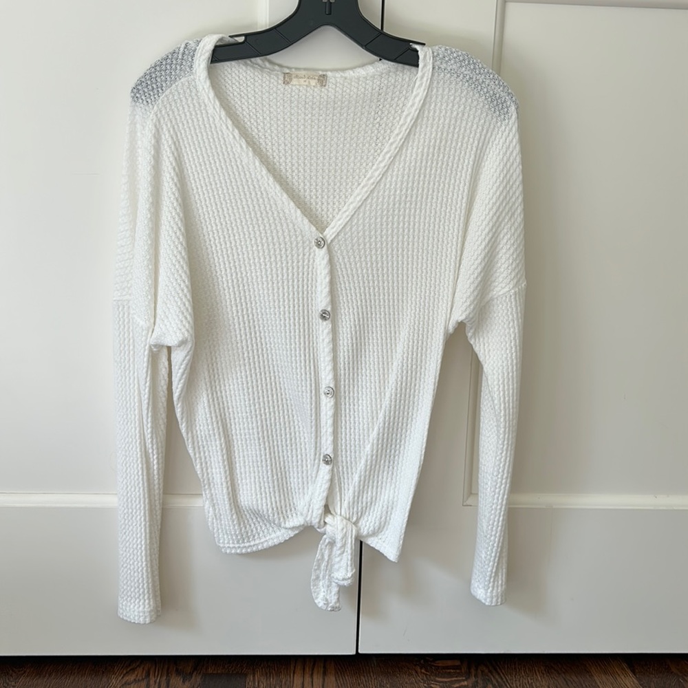 Altar’d State White Knit Top